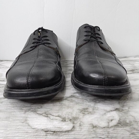 Belvedere Bay Bridge Men’s Size 10 D Black Oxford Lace-Up Dress Shoes main image 7